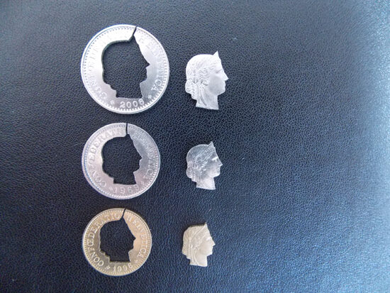 Modelages plastiline + sciage sur laiton